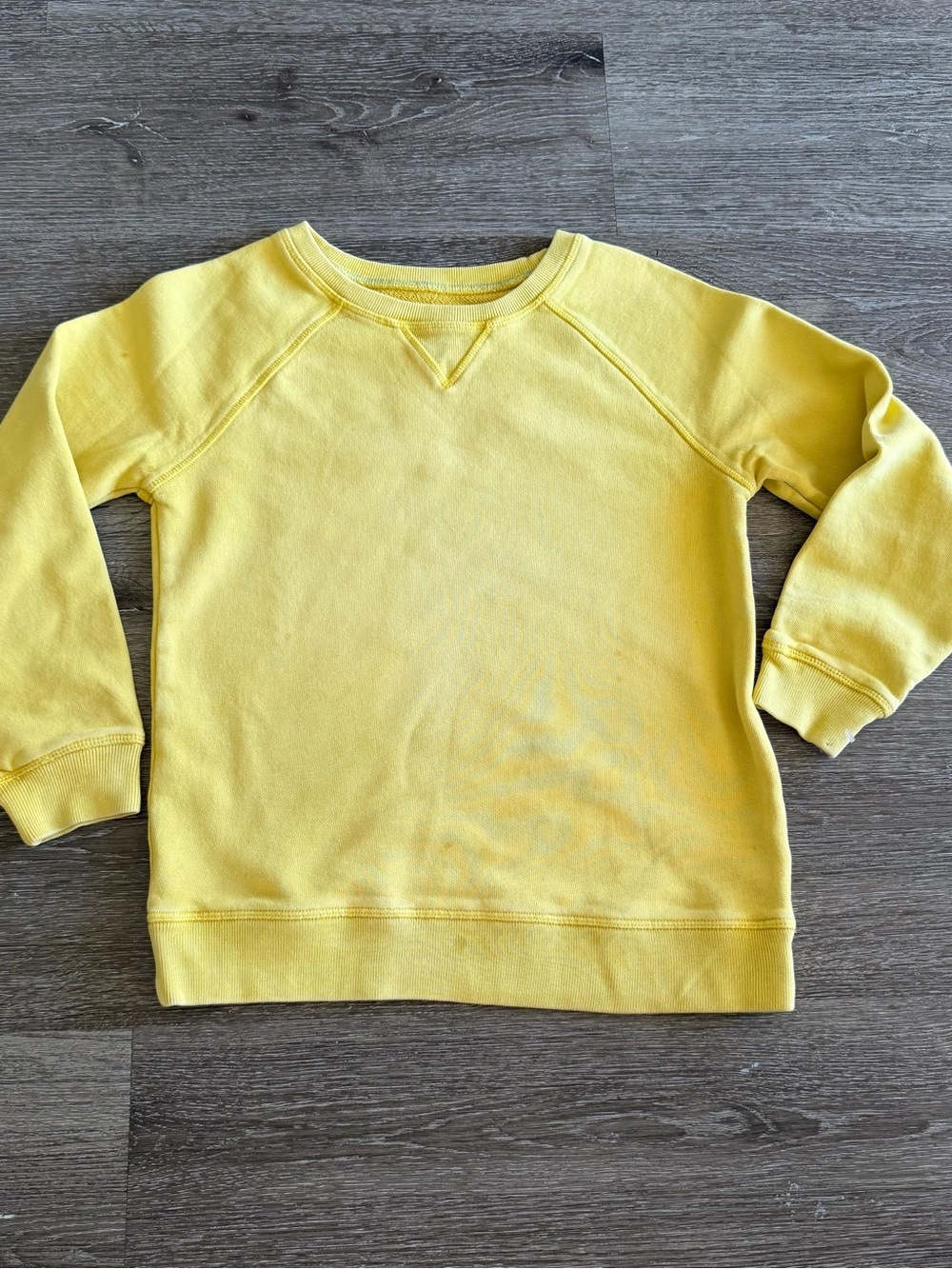 Boden Mustard Yellow Knit Crewneck Sweater